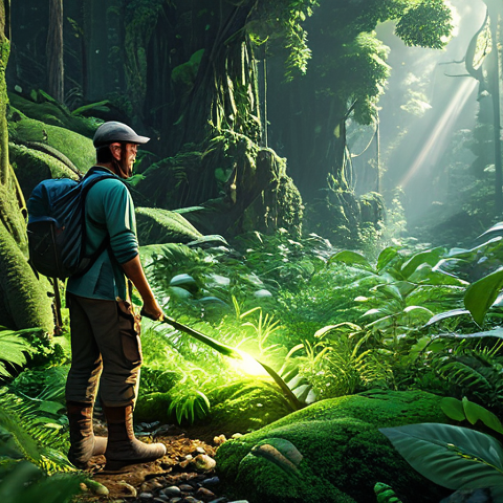 리니지 장비 제작 공략 - Resource Gathering**
"A fully clothed adventurer in modest attire exploring a lush forest in the Li...