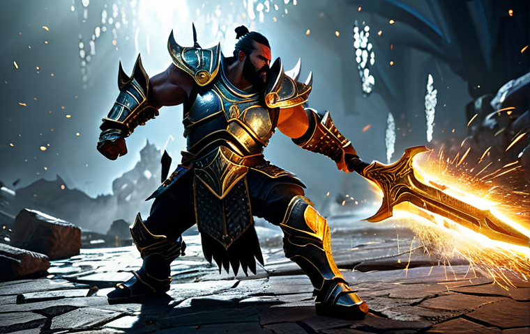 리니지 변신 장비 효과 - Here are three detailed image prompts, designed for an AI image generation model, reflecting the the...