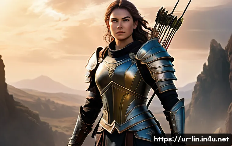 리니지 최고 데미지 세팅 - **Prompt:** A dynamic scene featuring three distinct fantasy heroes from the world of Lineage, showc...