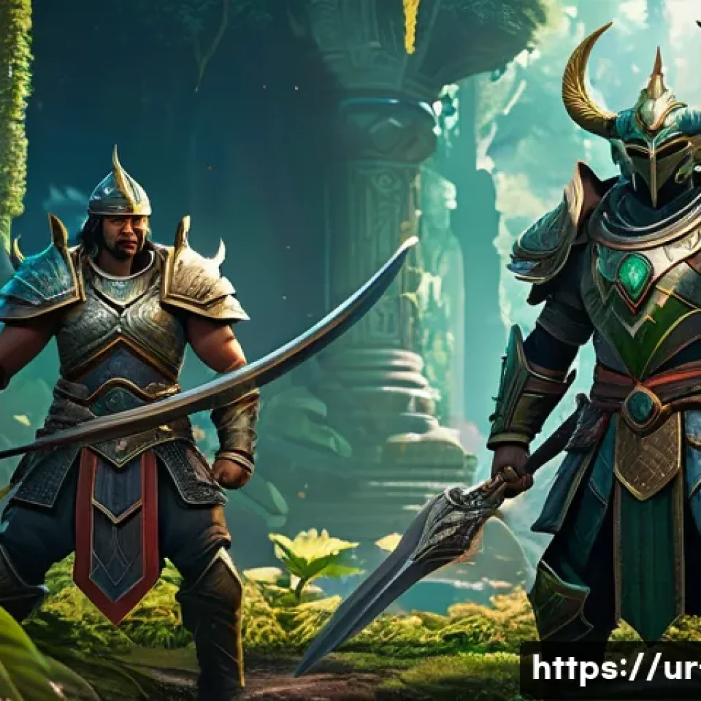리니지 신규 콘텐츠 준비 - A vivid, detailed fantasy battle scene set in the new diverse landscapes of Lineage, featuring a tea...