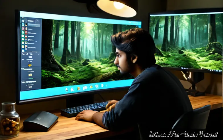 Home 30 리니지 캐릭터 생존 전략 - Photorealistic cinematic fantasy gaming scene, a focused young Pakistani gamer in modest casual clot...