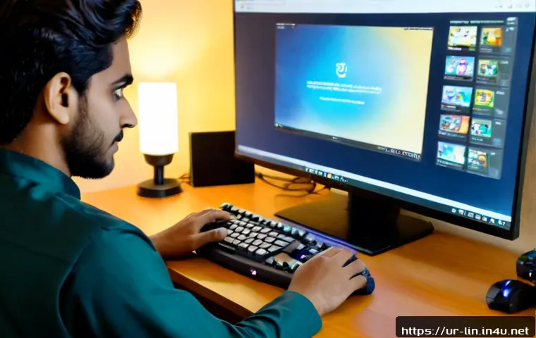 Home 17 리니지 초보자 계정 관리 - Photorealistic Pakistani young adult beginner gamer at a neat home desk in Lahore, carefully organiz...